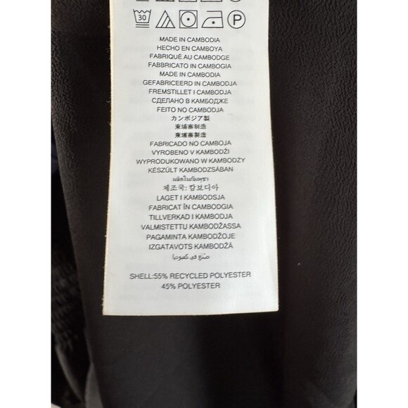 Michael Michael Kors Women’s Ruffled Faux-Wrap Dress Black  size L spring summer - Picture 16 of 16